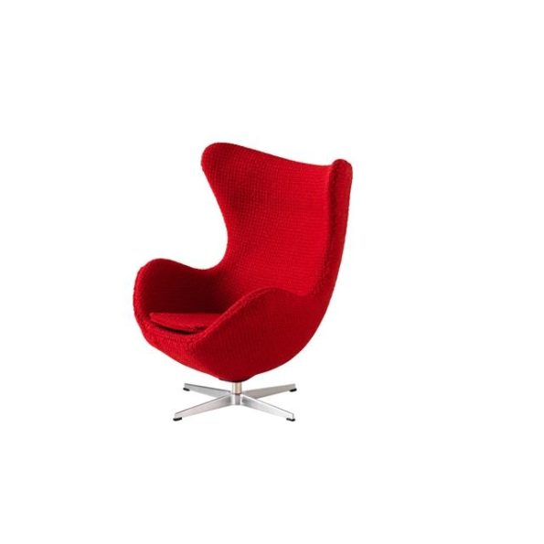 Fritz Hansen Miniature Ægget Lænestol Rød